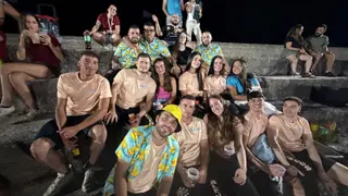 Ambiente en la fiestas de Pereña de la Ribera
