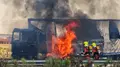 El incendio de un camión obliga a cortar la A-62 a la altura de La Fuente de San Esteban - ICAL