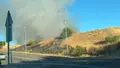 Incendio Junto a Las Piscinas Municipales De Villamayor De La Armuña