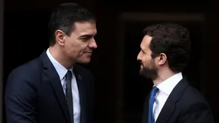 Pedro Sánchez y Pablo Casado