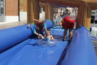 Fiesta del agua en Santa Marta