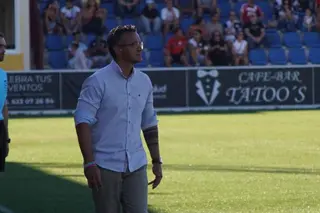 Dani Ponz, en el duelo ante el Real Unión | FOTO JUANES