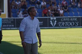 Dani Ponz, en el duelo ante el Real Unión | FOTO JUANES