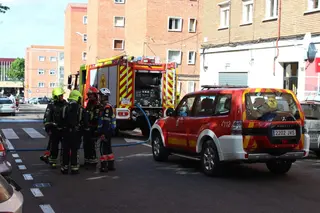 Incendio en una vivienda de la calle Santa Marta de Salamanca