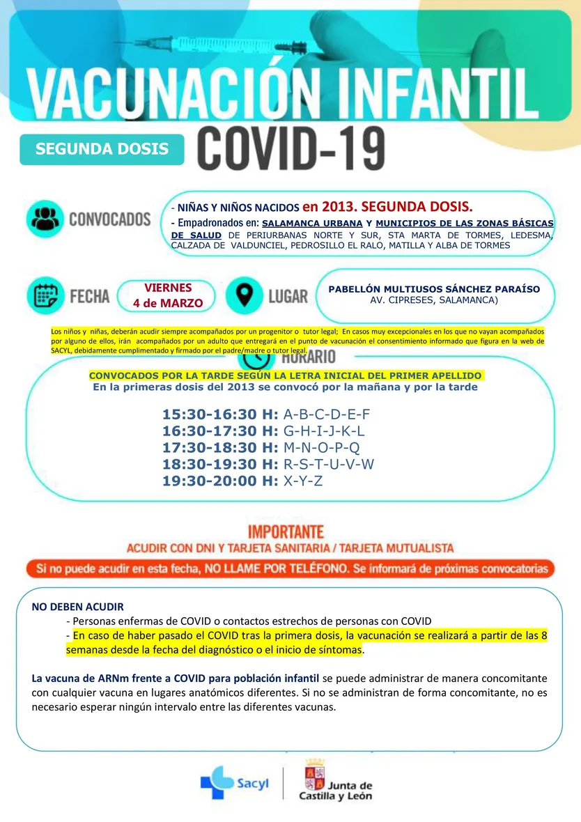 Vacunación 2013 Multiusos