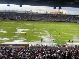 Tormenta en un partido entre Salamanca CF UDS y el Sant Andreu | Salamanca24horas