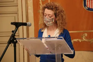 Ana Suárez presenta un nuevo servicio de ayuda a domicilio en Salamanca.
