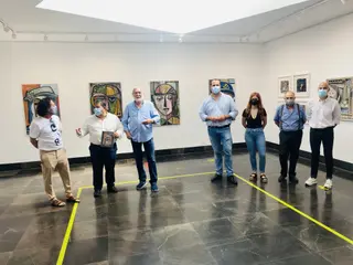 Inauguración exposición Lorenzo González en la Sala Tragaluz de Santa Marta