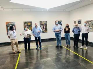 Inauguración exposición Lorenzo González en la Sala Tragaluz de Santa Marta