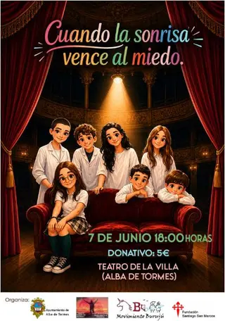 El Teatro de la Villa acoge este domingo el festival solidario “Cuando la sonrisa vence al miedo”