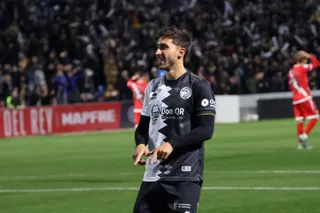 Álvaro Gómez celebra su gol al Rayo Vallecano | FOTO SALAMANCA24HORAS.COM