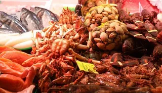 Marisco en el Mercado Central