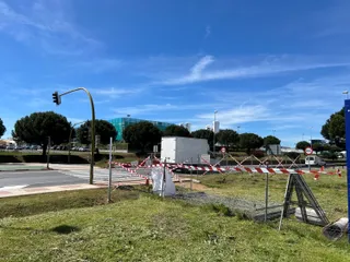 Obras pasarela peatonal Ronda Sur Carbajosa