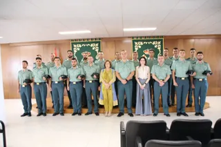 Guardia Civil de Salamanca presenta a los guardias civiles alumnos