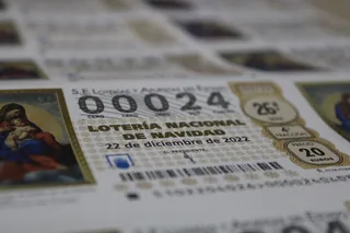 Décimo de lotería de Navidad
