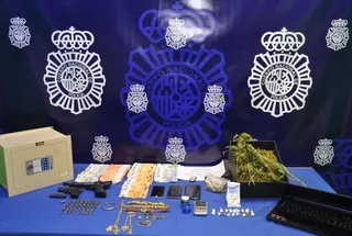 Imagen de lo incautado durante la intervención | Foto: Policía Nacional
