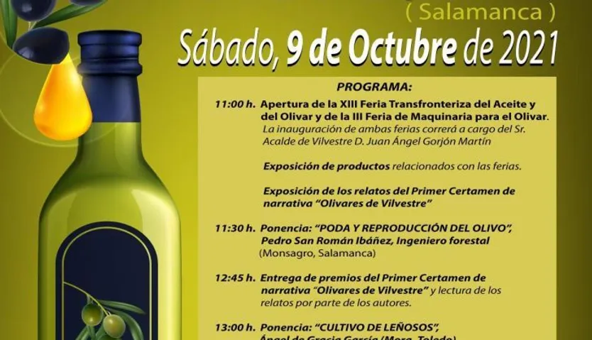 Cartel Feria Olivar 2021 Vilvestre