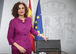 La ministra de Hacienda, María Jesús Montero en la rueda de prensa del Consejo de Ministros | Europa Press