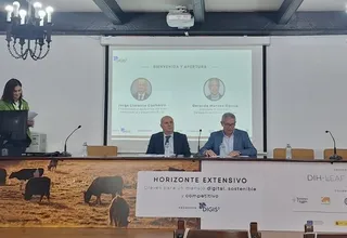 Jorge Llorente en la jornada de digitalización de la ganadería extensiva