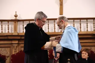 Ceremonia de Investidura como doctor honoris causa en Filosofía del catedrático de Filosofía Moral y Política de la Universidad de Valencia, Jesús Conill Sancho