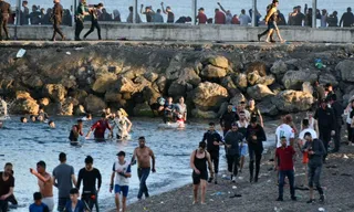 La Policía Nacional localiza a las hijas de una mujer española entre los menores que han entrado en Ceuta