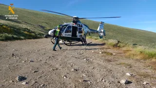 Nuevo operativo de búsqueda del montañero desaparecido en la Sierra de Béjar en 2022. Foto Guardia Civil