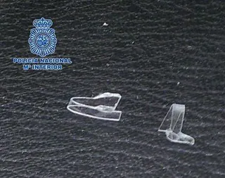 Plásticos utilizados por los ladrones. | Policía Nacional