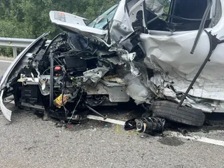 Accidente en Navacarros con los bomberos de Béjar y la Guardia Civil de Salamanca