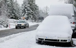 La nieve hace acto de presencia en el sur de la provincia de Salamanca | José Vicente / ICAL