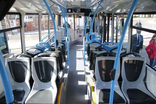 Autobús. Foto de archivo