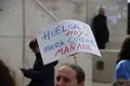 Los médicos de Salamanca se manifiestas a las puertas del hospital