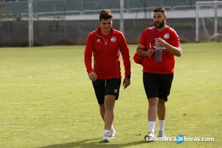 Turi, durante un entrenamiento de la temporada pasada | FOTO SALAMANCA24HORAS.COM