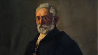 Retrato de Miguel de Unamuno realizado por Vidal González Arenal