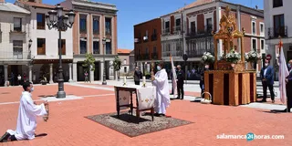 Peñaranda celebra un acto eucarístico con motivo del Corpus