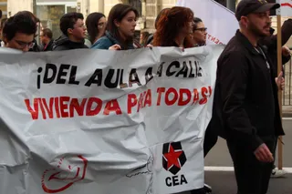 Manifestación de la Asamblea de Inquilinas de Salamanca ‘Bajemos los alquileres’