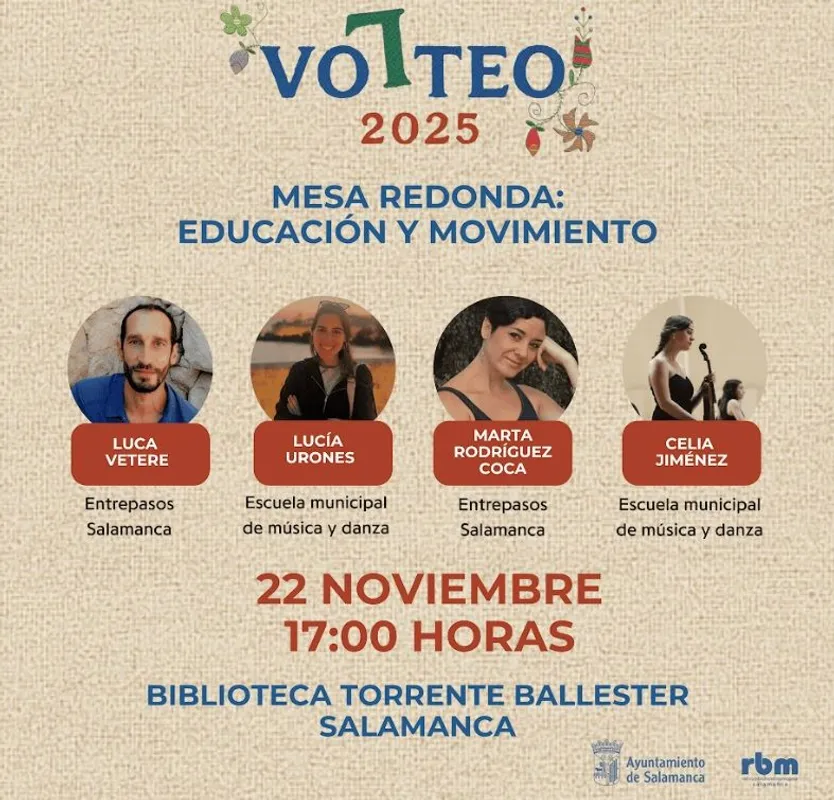 Volteo 2025 mesa redonda: educación y movimiento