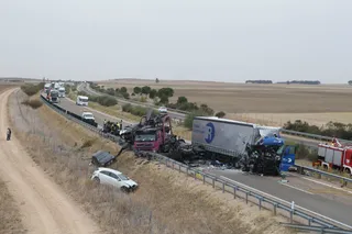 Accidente A62