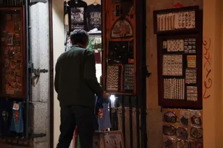 Trabajador de tienda de regalos