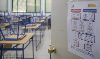 Un aula de un colegio. | EP