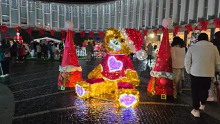 Inauguración de la Navidad en Santa Marta