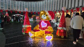 Inauguración de la Navidad en Santa Marta