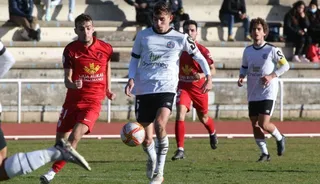 Imagen del derbi entre Salamanca CF UDS B y UD Santa Marta | FOTO SALAMANCA24HORAS.COM