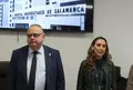 Presentación de la gerente del Complejo Asistencial Universitario de Salamanca, Carmen Rodriguez.