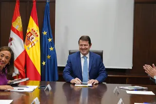 Alfonso Fernández Mañueco en un encuentro con las organizaciones agrarias |Miriam Chacón (ICAL)