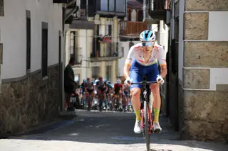 Vuelta Ciclista a Castilla y León a su paso por Candelario