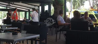 Susto en una terraza junto al Tormes ante la indisposición de una clienta