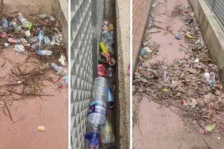 Quejas en Chamberí por el estado de suciedad en el que se encuentran los aledaños al campo de fútbol