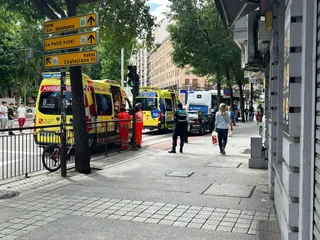 Atropello en la plaza de España