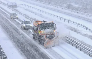 Nieve en la A-66, entre Guijuelo y Bejar | José Vicente | ICAL