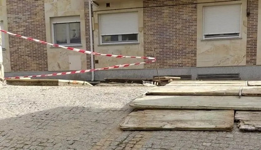 Obras en Camino de Valdepega, Cabrerizos 